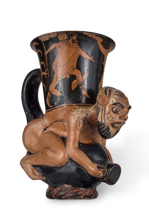 Red-figure rhyton